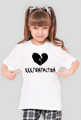 XXXTentation koszulka dziecięca biała