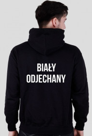 Bluza z kapturem męska BIAŁY ODJECHANY