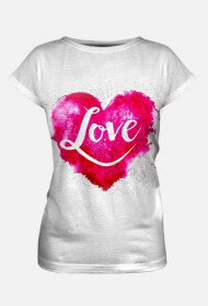 koszulka love milosc t shirt