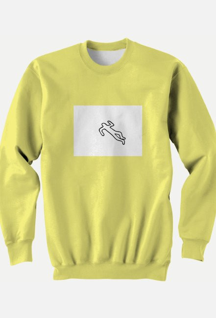 bluza body zolta crewneck