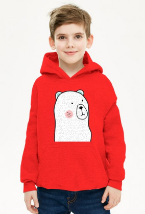 BLUZA DZIECIĘCA Z KAPTUREM MIŚ