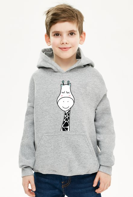 BLUZA DZIECIĘCA Z KAPTUREM ŻYRAFA