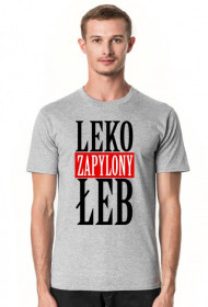 Byle na 6 - koszulka dla karlusa z serii Leko zapylony łeb. Szara.