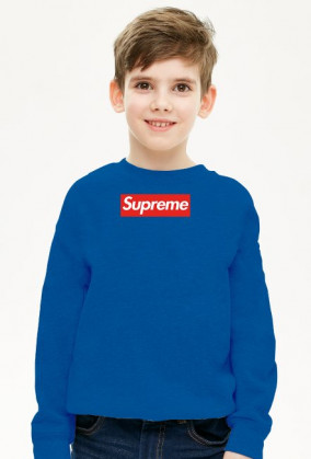 Dziecięca bluza supreme podróbka