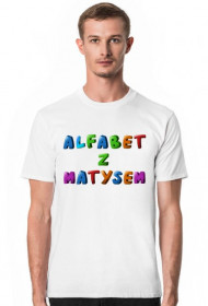 Alfabet z Matysem t-shirt Męski