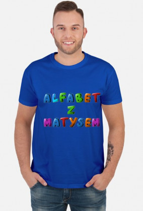 Alfabet z Matysem t-shirt Męski