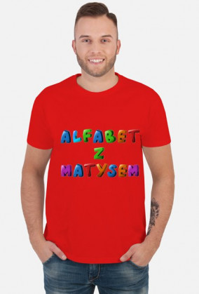 Alfabet z Matysem t-shirt Męski