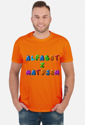 Alfabet z Matysem t-shirt Męski