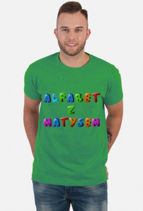 Alfabet z Matysem t-shirt Męski