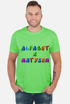 Alfabet z Matysem t-shirt Męski