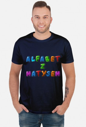 Alfabet z Matysem t-shirt Męski