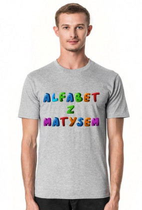 Alfabet z Matysem t-shirt Męski