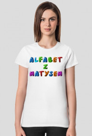 Alfabet z Matysem t-shirt Damski