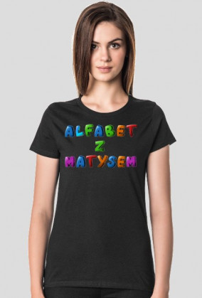 Alfabet z Matysem t-shirt Damski