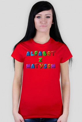 Alfabet z Matysem t-shirt Damski