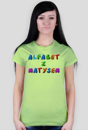 Alfabet z Matysem t-shirt Damski