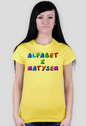 Alfabet z Matysem t-shirt Damski