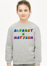 Alfabet z Matysem bluza dziewczęca