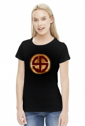Swarga słońce symbol słowiański koszulka damska