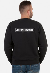 Bluza Jeszcze Kawaler czarna tył, kawalerski