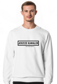 Bluza Jeszcze Kawaler biała przód, kawalerski