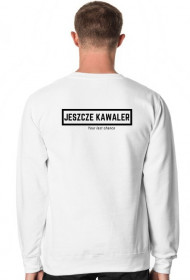 Bluza Jeszcze Kawaler biała tył, kawalerski