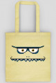 Pixel Art - twarz Potwora - styl retro - grafika inspirowana grą Minecraft - torba