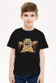 Pixel Art - piaskowy Potwór - styl retro - grafika inspirowana grą Minecraft - męska koszulka