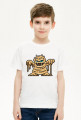 Pixel Art - piaskowy Potwór - styl retro - grafika inspirowana grą Minecraft - męska koszulka