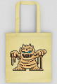 Pixel Art - piaskowy Potwór - styl retro - grafika inspirowana grą Minecraft - torba