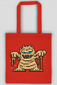 Pixel Art - piaskowy Potwór - styl retro - grafika inspirowana grą Minecraft - torba