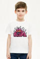 Pixel Art - Potwór z kolcami - styl retro - grafika inspirowana grą Minecraft / Starcraft / Diablo - chłopiec koszulka
