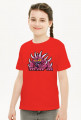 Pixel Art - Potwór z kolcami - styl retro - grafika inspirowana grą Minecraft / Starcraft / Diablo - dziewczynka koszulka
