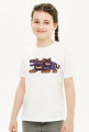 Pixel Art - Potwór Cerber - styl retro - grafika inspirowana grą Minecraft / Heroes of Might & Magic - dziewczynka koszulka