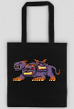 Pixel Art - Potwór Cerber - styl retro - grafika inspirowana grą Minecraft / Heroes of Might & Magic - torba