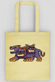 Pixel Art - Potwór Cerber - styl retro - grafika inspirowana grą Minecraft / Heroes of Might & Magic - torba
