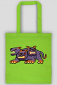 Pixel Art - Potwór Cerber - styl retro - grafika inspirowana grą Minecraft / Heroes of Might & Magic - torba