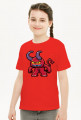 Pixel Art - Potwór Diabeł - styl retro - grafika inspirowana grą Minecraft / Warcraft / Diablo - dziewczynka koszulka