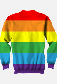 Tęczowa bluza FULLPRINT