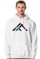 White premium hoodie