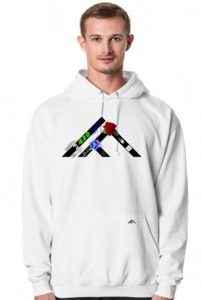 White premium hoodie