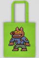 Pixel Art - Wilkołak - styl retro - 8 bit - grafika inspirowana grą Minecraft - torba