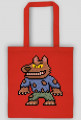 Pixel Art - Wilkołak - styl retro - 8 bit - grafika inspirowana grą Minecraft - torba