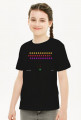 Pixel Art - Invaders - styl retro - 8 bit - stare kultowe gry - dziewczynka koszulka