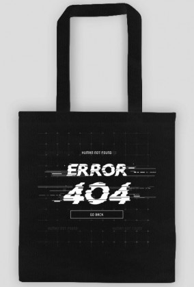 Pixel Art - Error 404 Human not found - glitch - glicz - torba