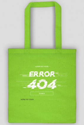 Pixel Art - Error 404 Human not found - glitch - glicz - torba