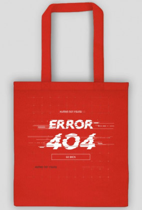 Pixel Art - Error 404 Human not found - glitch - glicz - torba