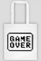 Pixel Art - Game Over - styl retro - 8 bit - grafika inspirowana grą Minecraft - torba