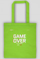 Pixel Art - Game Over Play again Yes/No - styl retro - glitch - 8 bit - grafika inspirowana grą Minecraft - torba
