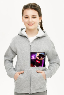 Bluza z kapturem na zamek